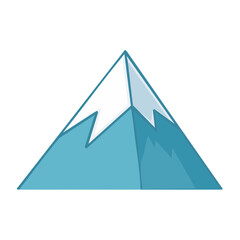 Fototapeta premium Blue paper airplane icon flat design