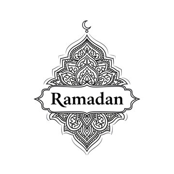 Ramadan Islamic Holy Month Symbol.