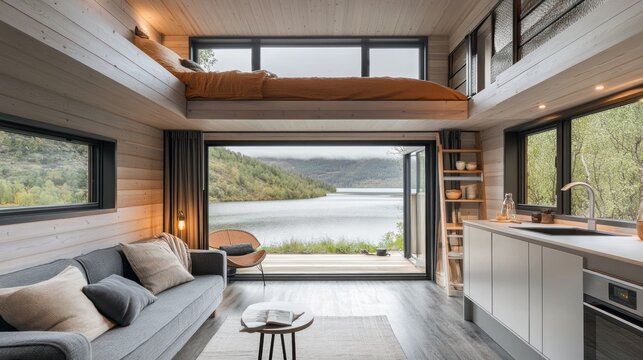 Modern Tiny House with Lake Views