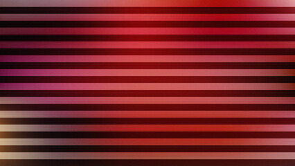 Abstract background with horizontal red and pink gradient stripes and grain texture © Sumon