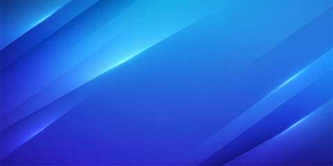 Futuristic Blue Light Layers: Dynamic diagonal gradient background with modern technology glow © Nipa