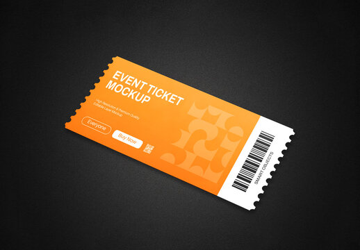 Event Ticket Mockup
