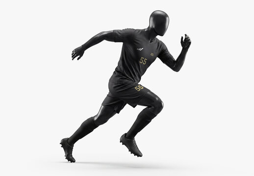 Full Body Running Sports Kit Mockup