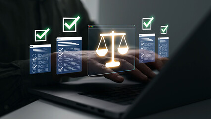 Services and legal consultancy concept.Business legal advice services, justice and law.Professional...