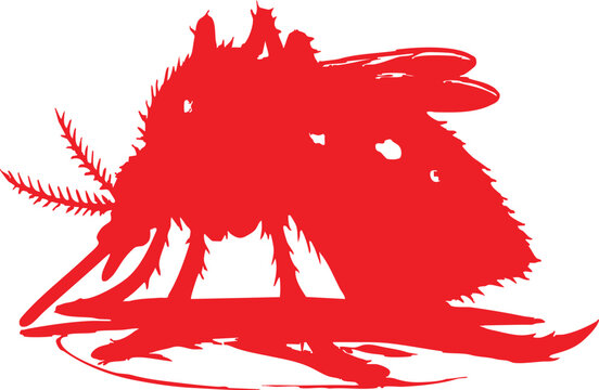 silhouette gnat
