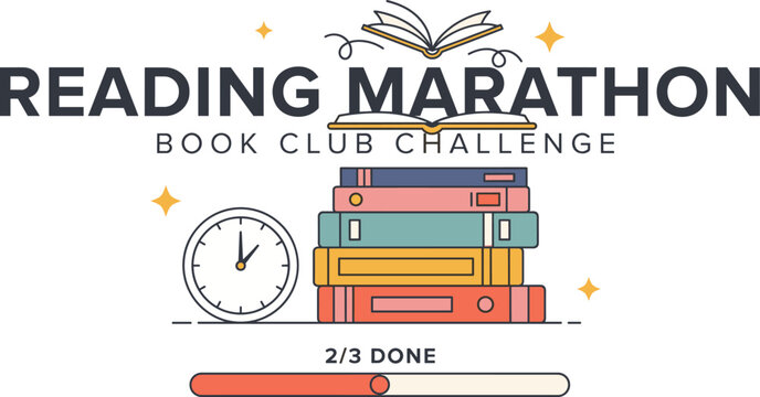 Reading marathon book club challenge
