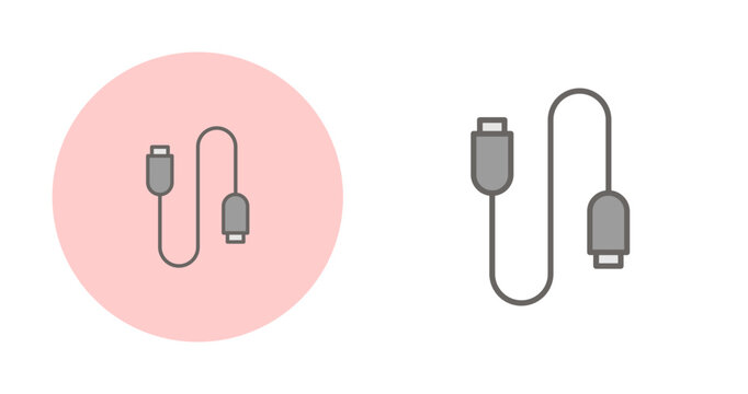 Video Cable Vector Icon
