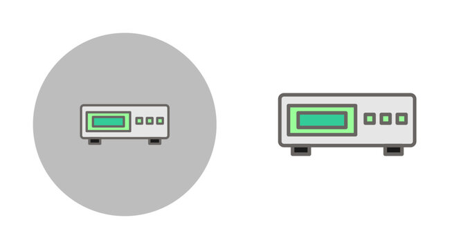 DVD Player Vector Icon
