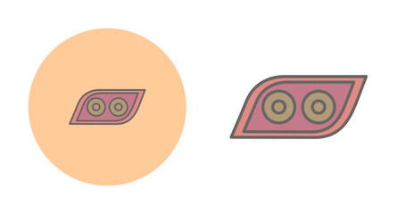 Headlamp Vector Icon © Muhammad