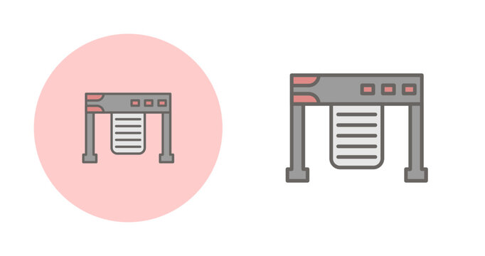 Plotter Vector Icon