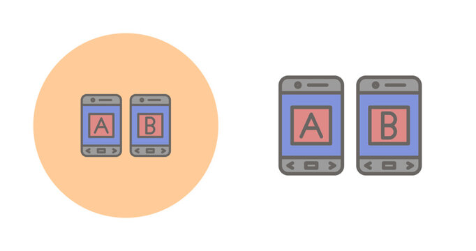 A/B Testing Vector Icon