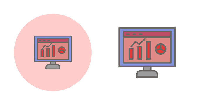Web Analytics Vector Icon