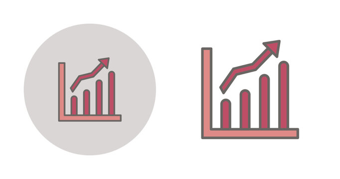 Bar Graph Vector Icon