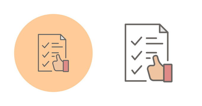 Feedback Form Vector Icon