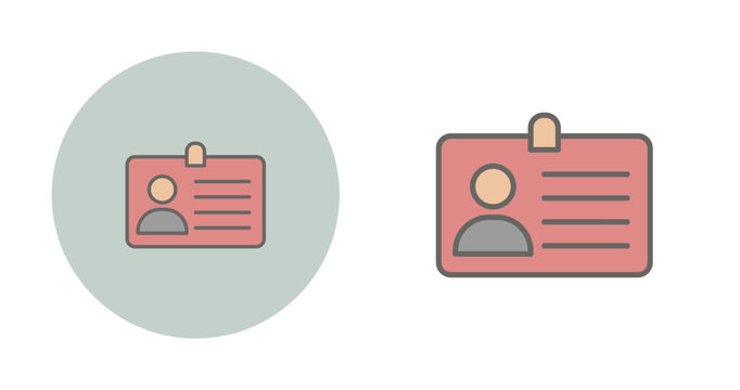 Id Card Vector Icon