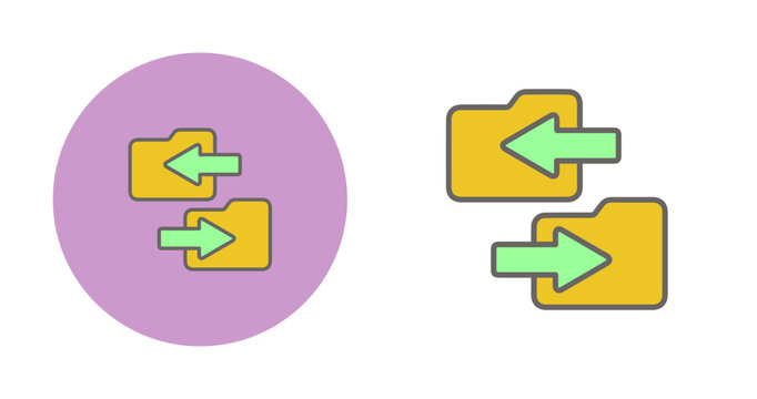 Data Transfer Vector Icon