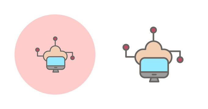 Edge Computing Vector Icon