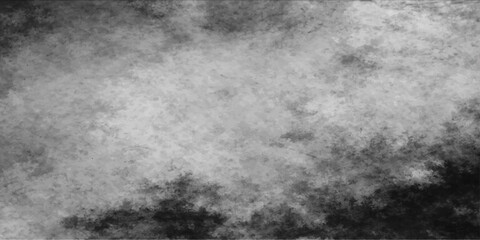 Fototapeta premium Abstract monochrome texture of cloudy sky and dark tree silhouettes at dusk.