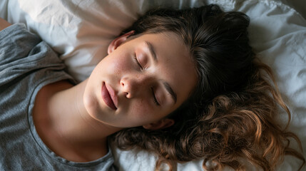 Naklejka premium Restful Night Sleep and Healthy Wellness Routine Concept