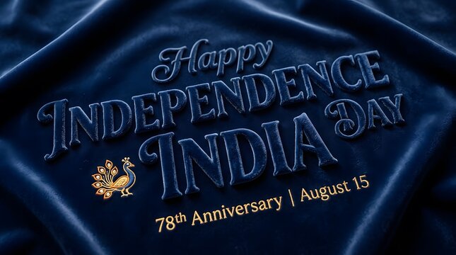 Happy 78th independence day india celebration background