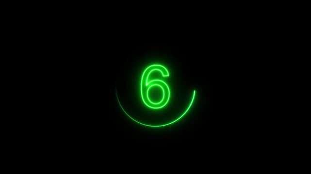  Neon bright glowing countdown timer from 11 to 0 seconds. Neon glowing countdown timer 11 second animation .interesting neon number animation. Stylish Neon Countdown Numbers 11 second block backgroun