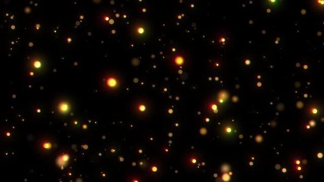 gold wedding particles dust abstract motion background