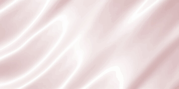 Pink satin silk fabric background with smooth flowing waves and soft luxury texture in pink tones as a decorative abstract wallpaper style design