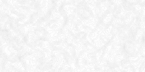 abstract white grid topography map hiking spiral texture. vector geographic contour mounted map wireframe background. © MST