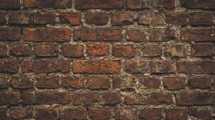 Fototapeta premium Weathered Brick Wall Texture Closeup.