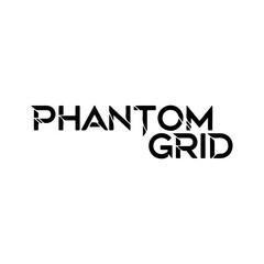 Fototapeta premium Futuristic phantom grid angular typography logo