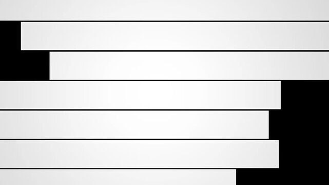 Horizontal bars sliding motion graphics matte transition