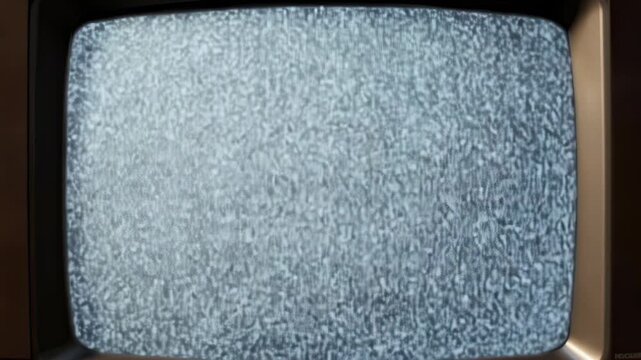 Retro television static transitions: evolving patterns of analog noise