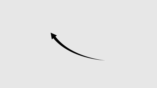 Black arrow flying fast in clear sky, motion blur, dynamic trajectory, sleek speed arrow in flight flying arrow