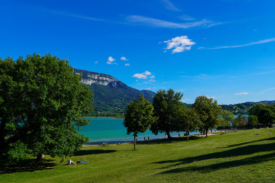 Lac d'Aiguebelette - Bergkette - Saint Alban de Montbel