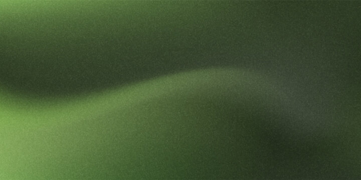 Dark grainy black background, glowing green abstract shape, futuristic dynamic poster backdrop with noise texture web banner design