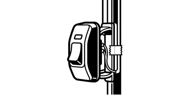 Electric Parking Meter Closeup.