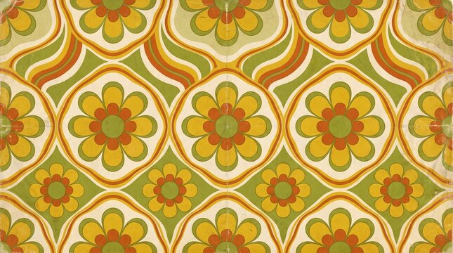 seamless pattern with flowers