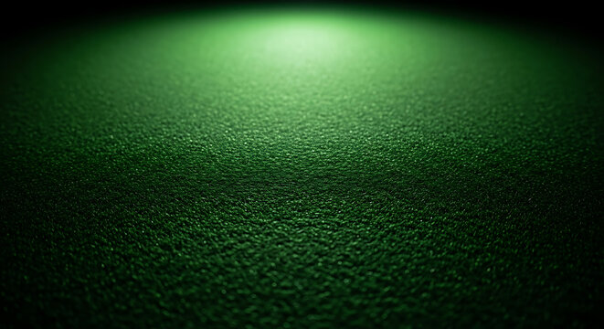 Abstract dark green grass sports field background with background abstract lighting backdrop environment