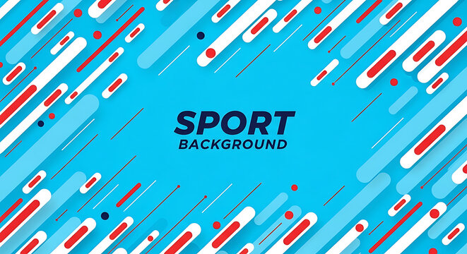 Dynamic sport background with bright blue color and abstract diagonal shapes background abstract template diagonal creative velocity corporate presentation marketing