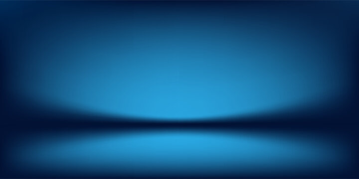blue background, abstract wall studio room, can be used to present your product
