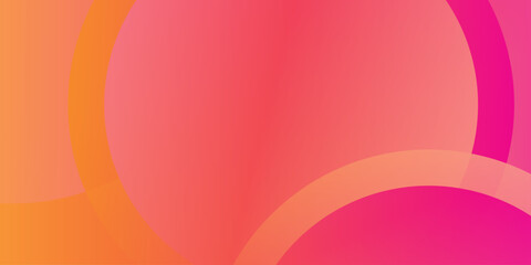 Obraz premium Abstract yellow background with circular shapes and halftone composition eps 10. Abstract vibrant background. Overlapping circles create dynamic color gradients, pinks, oranges, reds. 