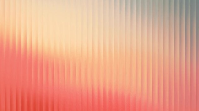 Soft abstract background with vertical wavy lines in warm red and peach gradient color transitions