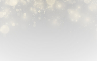 Shimmering gold bokeh fills PNG background softly. Glitter particles shine with warm light. Elegant luxury festive abstract design. © goldstock