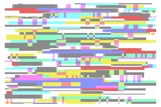 PNG Glitch element effect, transparent background