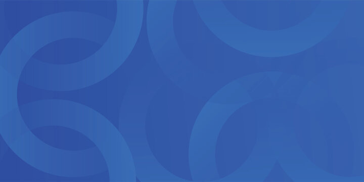 Blue gradient abstract circle shape background vector design