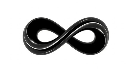 Naklejka premium black and white abstract shape
