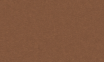 Fototapeta premium Brown leather texture background, realistic tan leatherette fabric material close up 