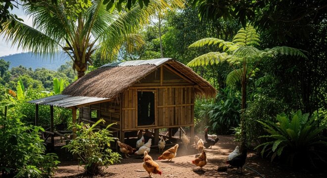hut in the jungle