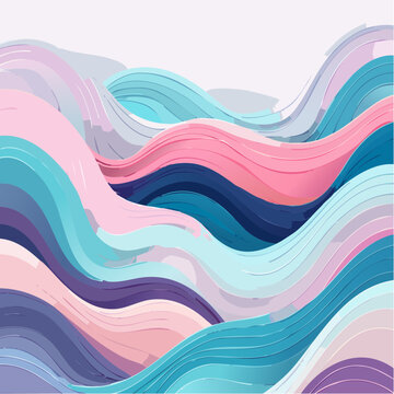 Psychedelische Wellenmuster
