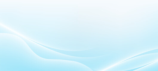 Naklejka premium Abstract white wavy glowing lines on a blue background. Futuristic digital high-technology pattern. Health Care concept.